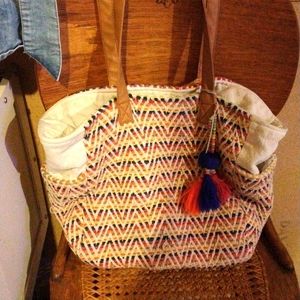 Fabric Hippie Tote/OSFS